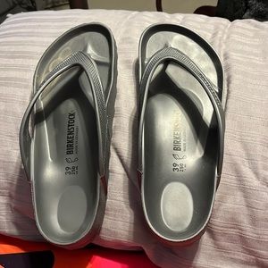 Grey Birkenstock sandal